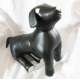 Mannequin de chien - Noir - Simili cuir de marque :