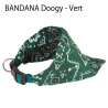 Bandana chien - Collier Bandana : Couleur:Vert, Tour de cou (A):45 à 73cm