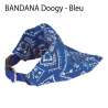 Bandana chien - Collier Bandana : Couleur:Bleu, Tour de cou (A):41 à 67cm