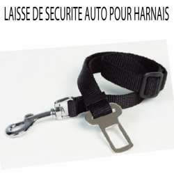 Laisse de sécurité pour chien - ceinture sécurité voiture de marque : CANISLANA For dogs