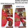 Kong Stuff'n - Biscuits pour chiens au foie : Taille:Médium