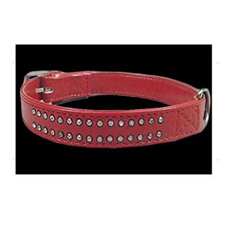 Destockage Collier Strass rouge pour chiens  de marque : CANISLANA For dogs