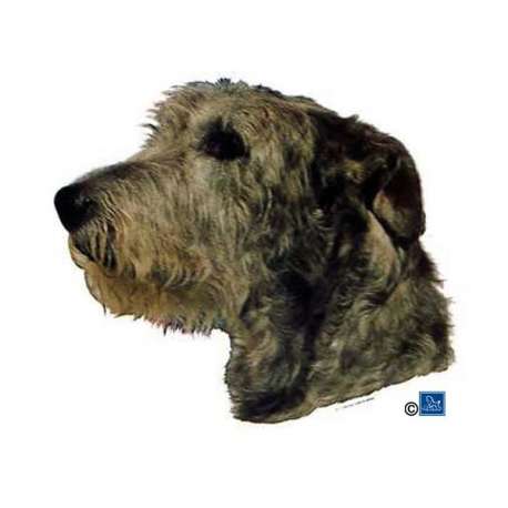 Autocollants Irish Wolfhound - 14 cm - Lot de 2 de marque :
