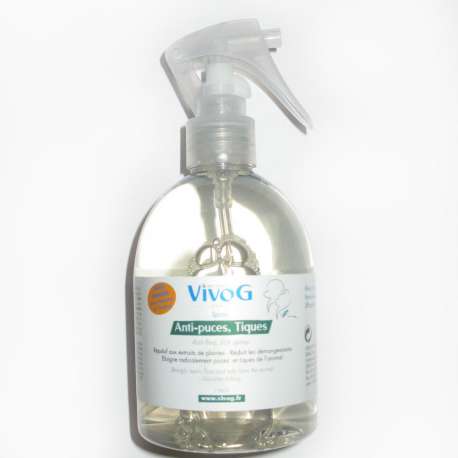 Vivog Anti puces et Anti tiques - Pulvérisateur 300 ml de marque : VIVOG