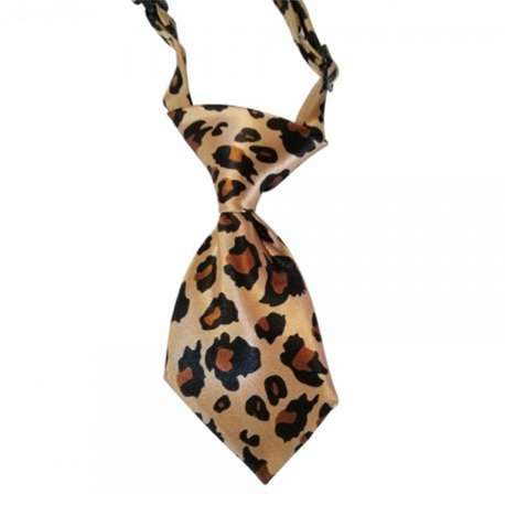 Cravate pour chien - Leopard de marque :