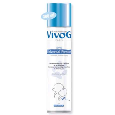Poudre de toilettage pour chiens Vivog Universal Powder - Spray de marque : VIVOG