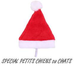 Bonnet de Noel pour petits chiens, chats - Chihuahua, Pinsher ...  de marque :