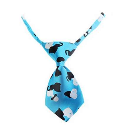 Cravate pour chien - Chat bleu de marque :