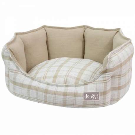 Corbeille ouatinée Doogy quadry beige de marque : DOOGY