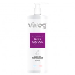 Shampooing pour chiens Vivog Poils soyeux - 300ml et 1L de marque : VIVOG