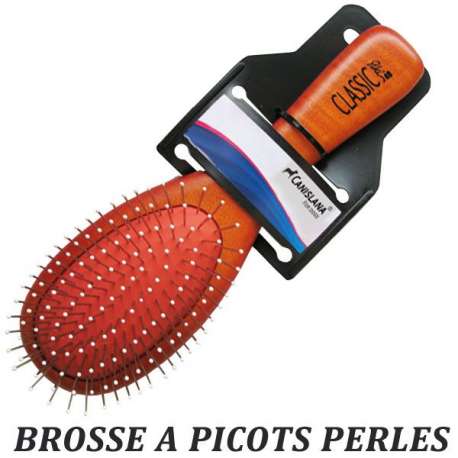 Brosse picots perle chien ou chat - Picots 1,7cm de marque :