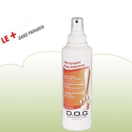 Shampooing a sec - lotion 250ml - Dog generation de marque : DOG GENERATION